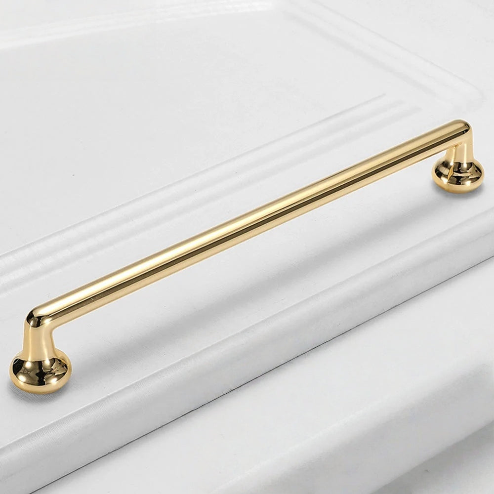 Gold Solid Zinc Alloy Modern Cabinet Closet Handles by LookiDecor