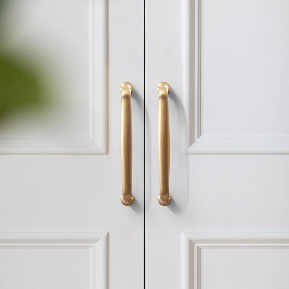 Classic Gold Bow Kitchen Drawer Cabinet Handles by LookiDecor