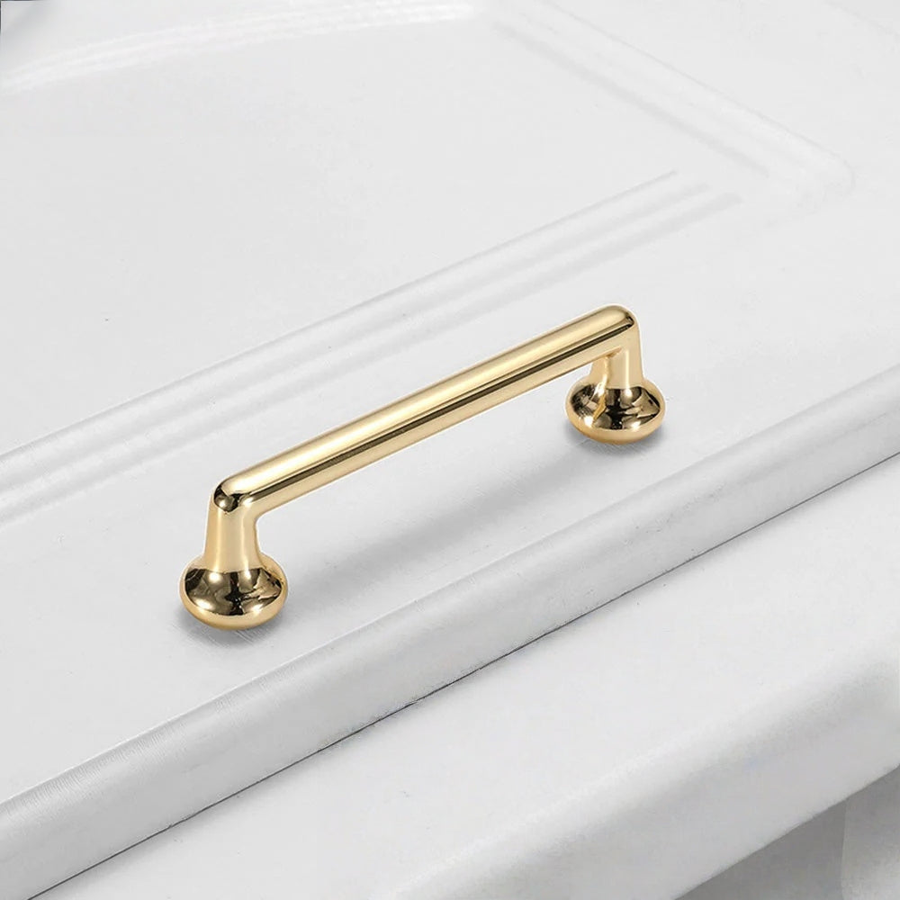 Gold Solid Zinc Alloy Modern Cabinet Closet Handles by LookiDecor