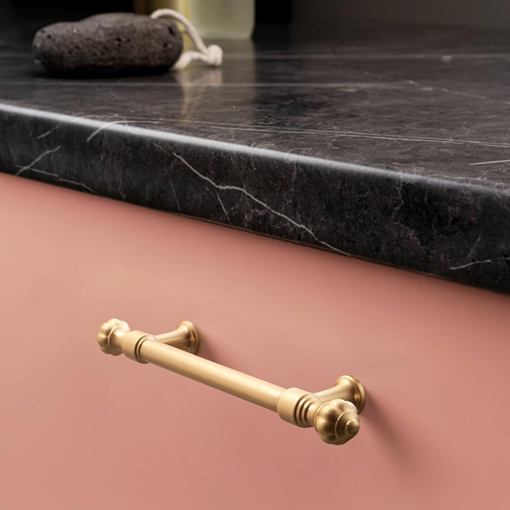 Gold Pumpkin Head Closets Door Cabinet Handles by LookiDecor