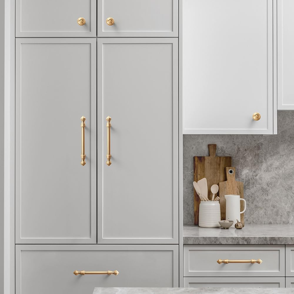 Gold Pumpkin Head Closets Door Cabinet Handles by LookiDecor