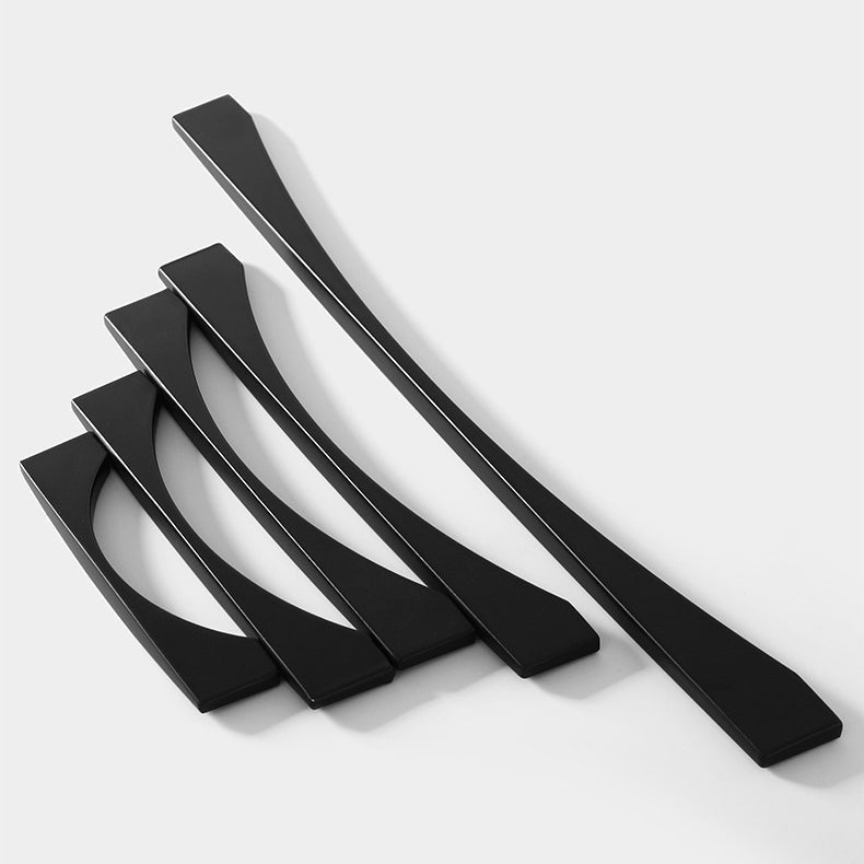 Aluminum Alloy Matte Black Bow Pull Cabinet Handles for Kitchens (Copy) by LookiDecor