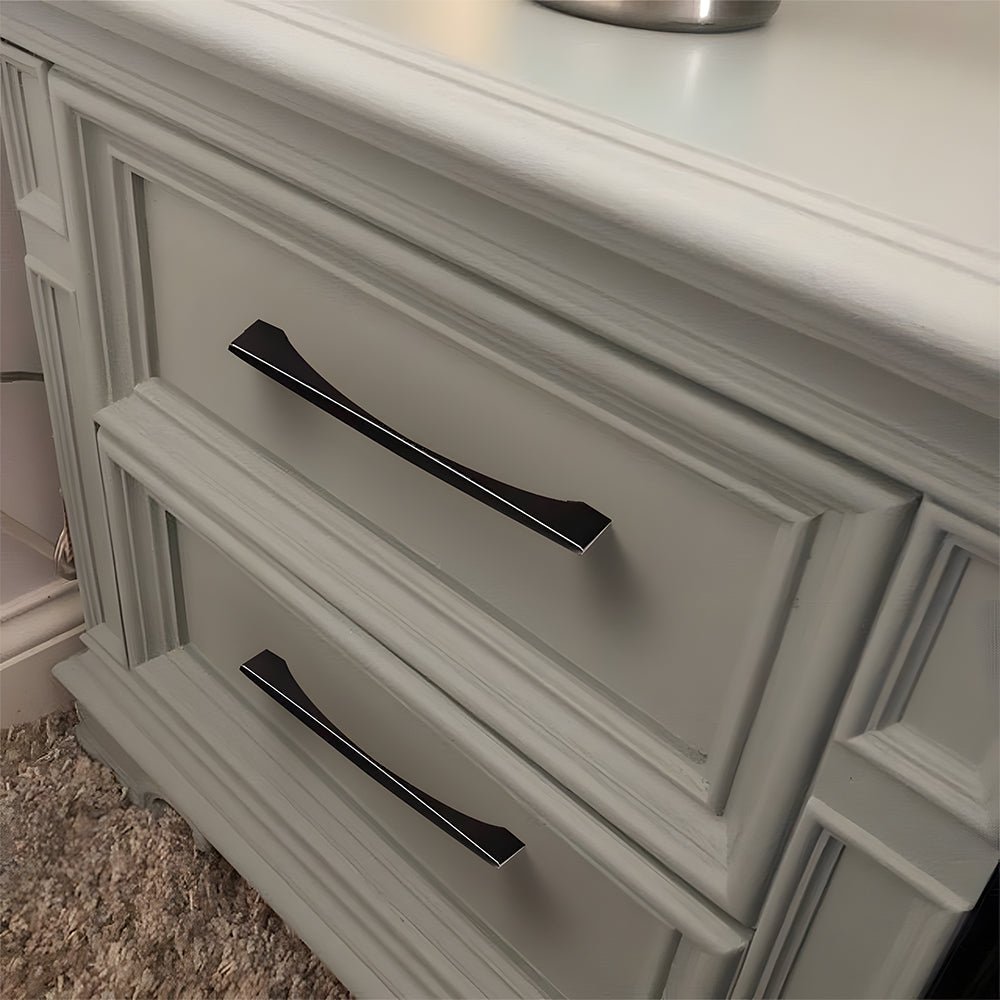 Aluminum Alloy Matte Black Bow Pull Cabinet Handles for Kitchens (Copy) by LookiDecor