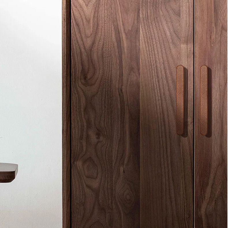 Modern Walnut Cabinet Handles for Kitchens by LookiDecor