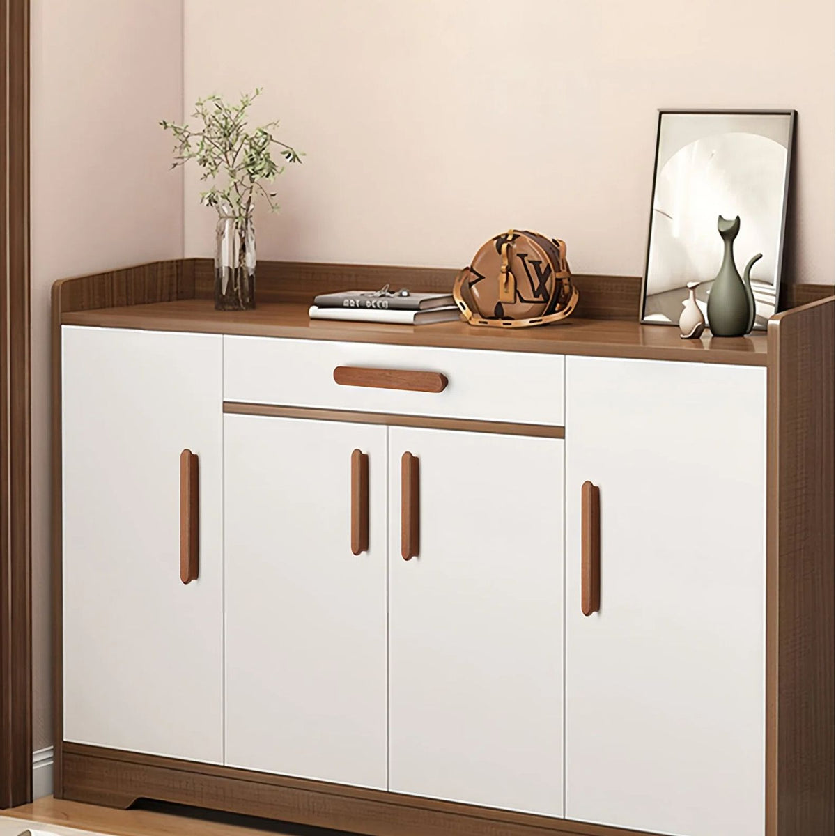 Modern Walnut Cabinet Handles for Kitchens by LookiDecor