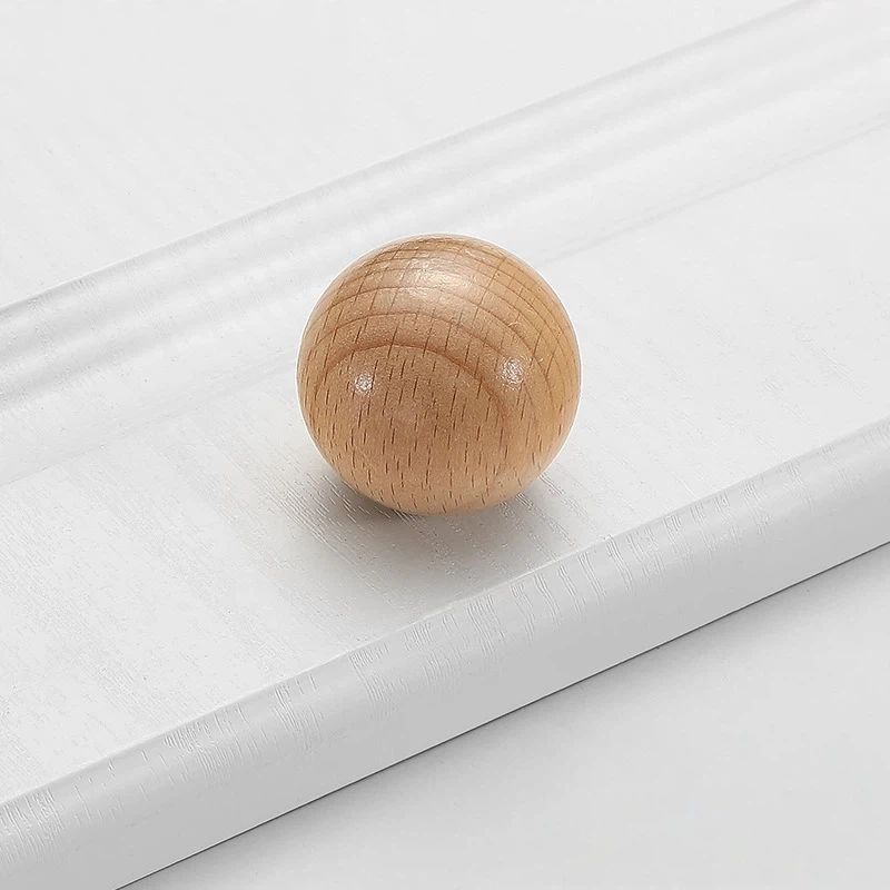 Modern Beech Cabinet Pulls for Kitchens by LookiDecor
