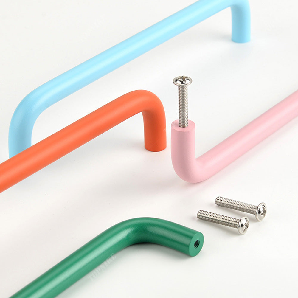 Colourful Green Closets Dresser Handles for Kids' Rooms by LookiDecor
