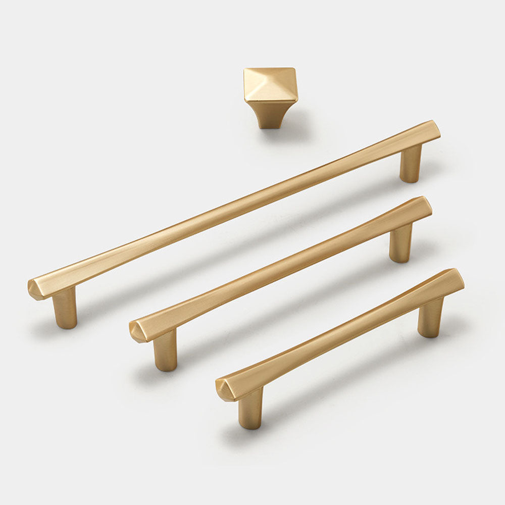 Classic Gold Cabinet Pulls and Dresser Knobs for Kitchens by LookiDecor