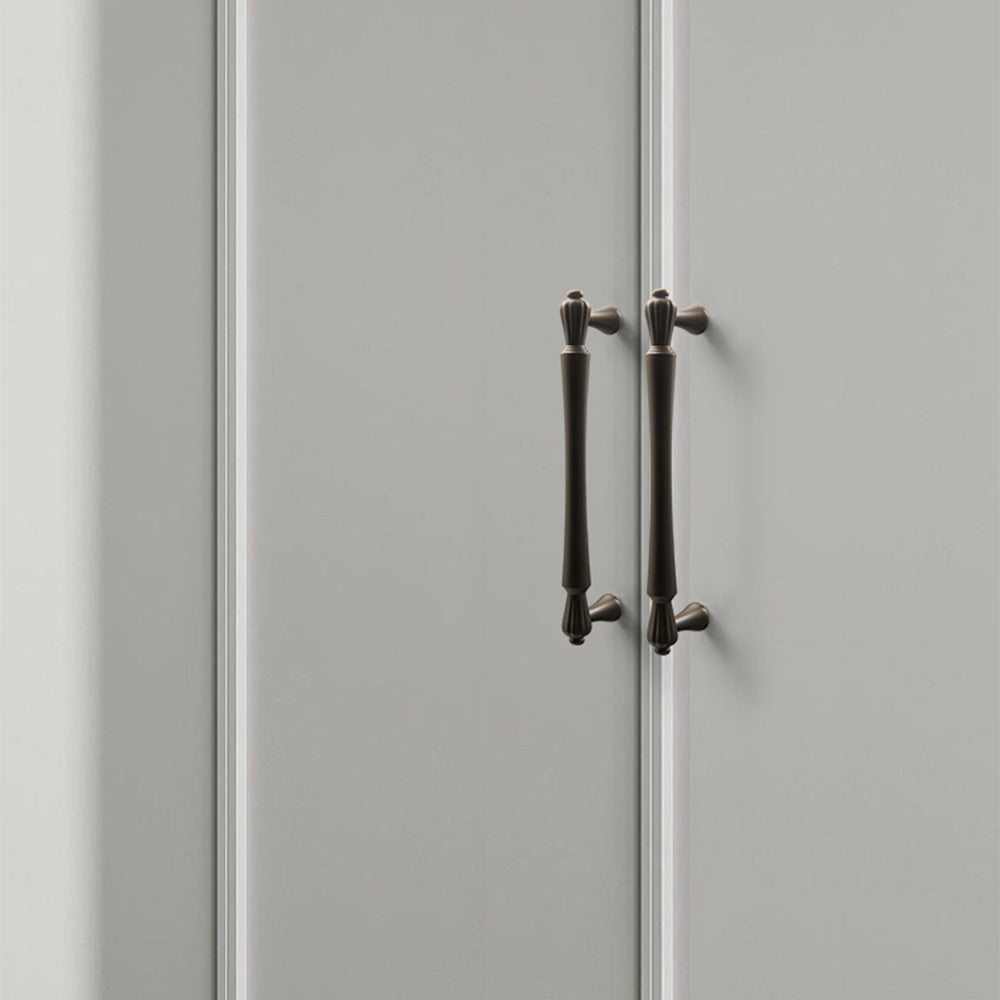 Grey Bar Cabinet Handles and Drawer Pulls Handles by LookiDecor
