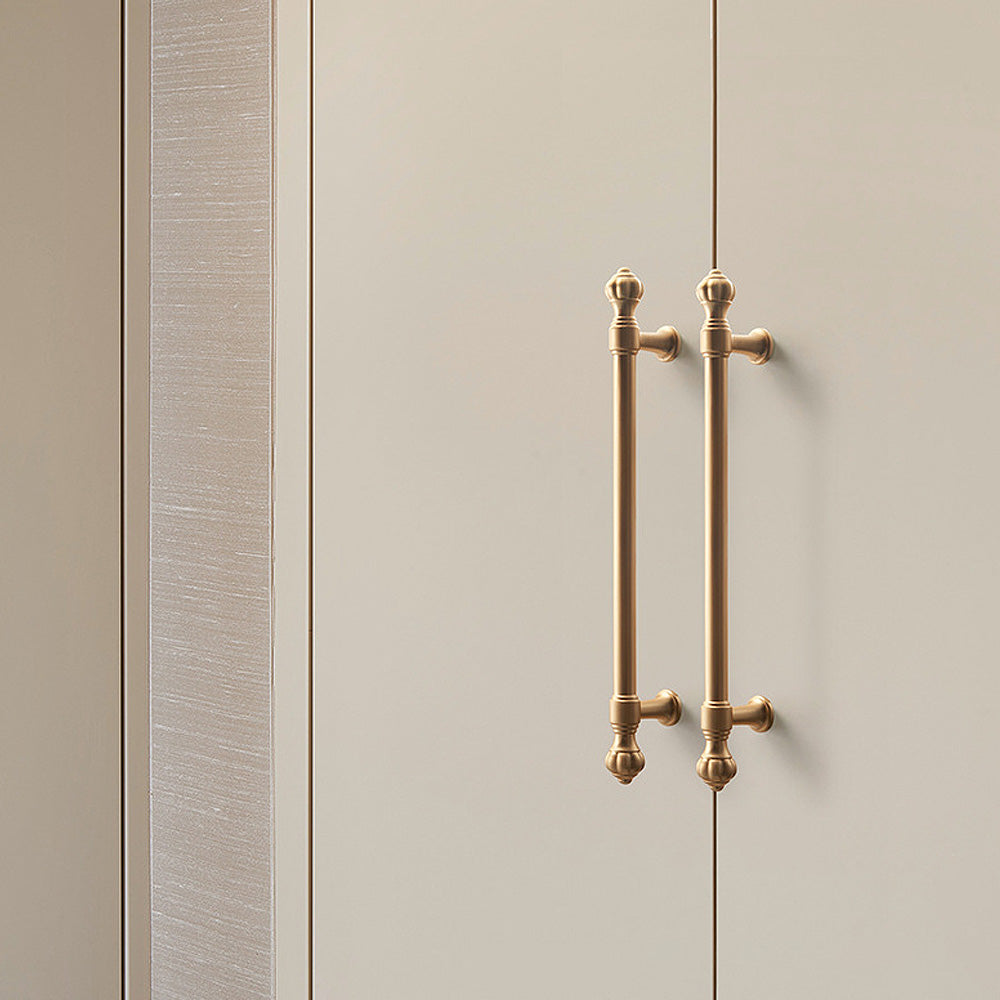 Gold Pumpkin Head Closets Door Cabinet Handles by LookiDecor