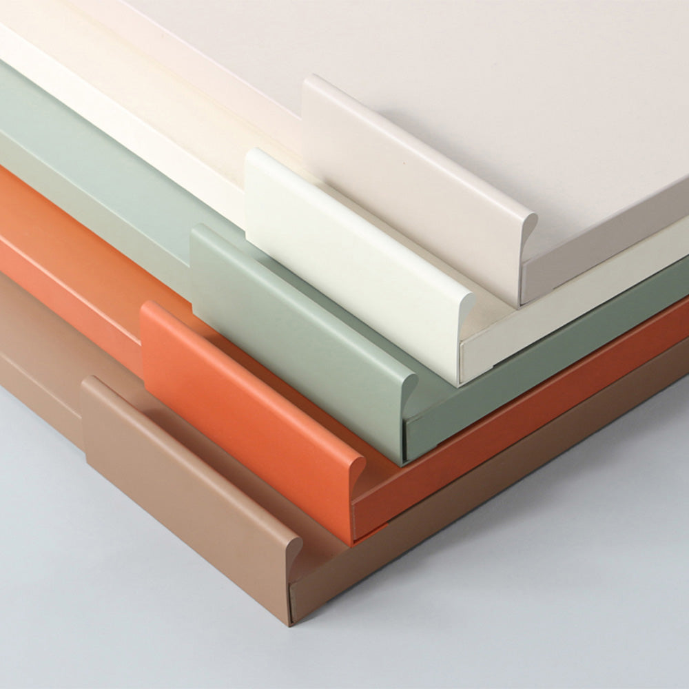 Colorful Invisible Edge Pull Handles Aluminum Drawer Closets Pulls by LookiDecor