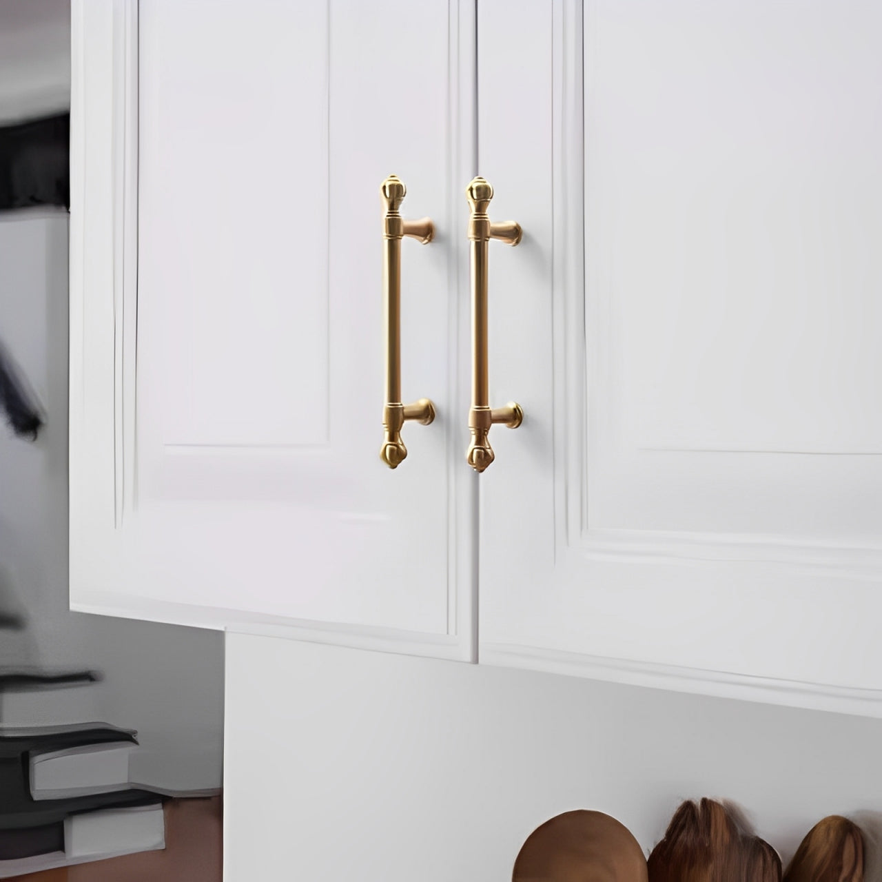 Gold Pumpkin Head Closets Door Cabinet Handles by LookiDecor