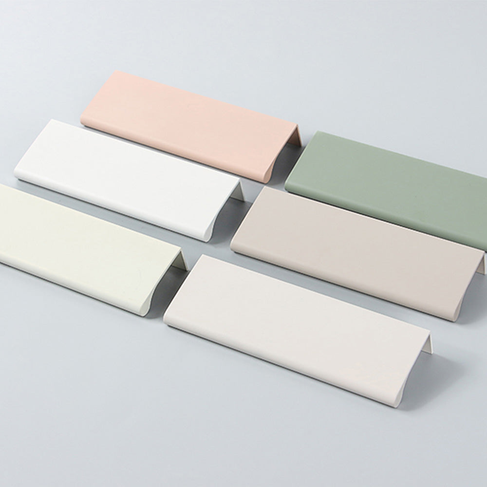 Colorful Invisible Edge Pull Handles Aluminum Drawer Closets Pulls by LookiDecor