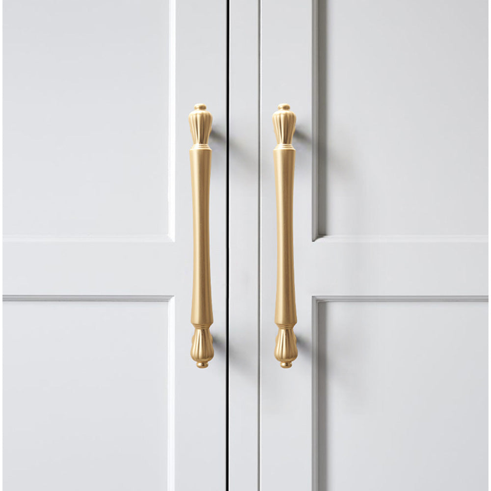 Gold Bar Cabinet Handles Pulls for Kitchens Bathroom by LookiDecor