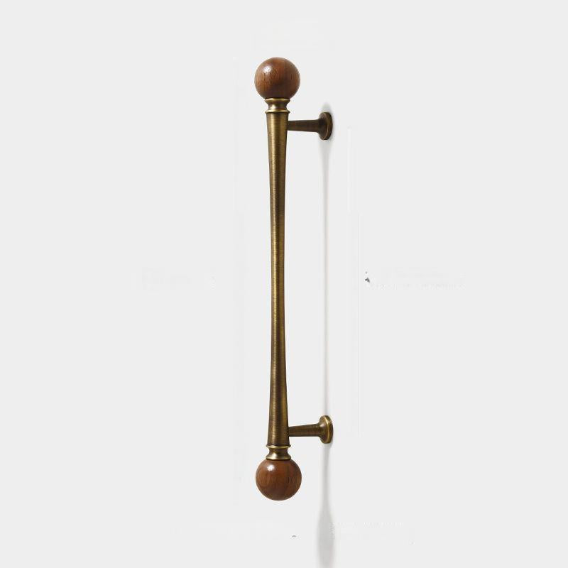 Retro Antique Bronze Walnut Brass Cabinet Handles for Kitchens by LookiDecor