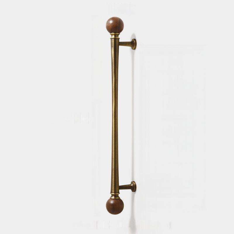 Retro Antique Bronze Walnut Brass Cabinet Handles for Kitchens by LookiDecor