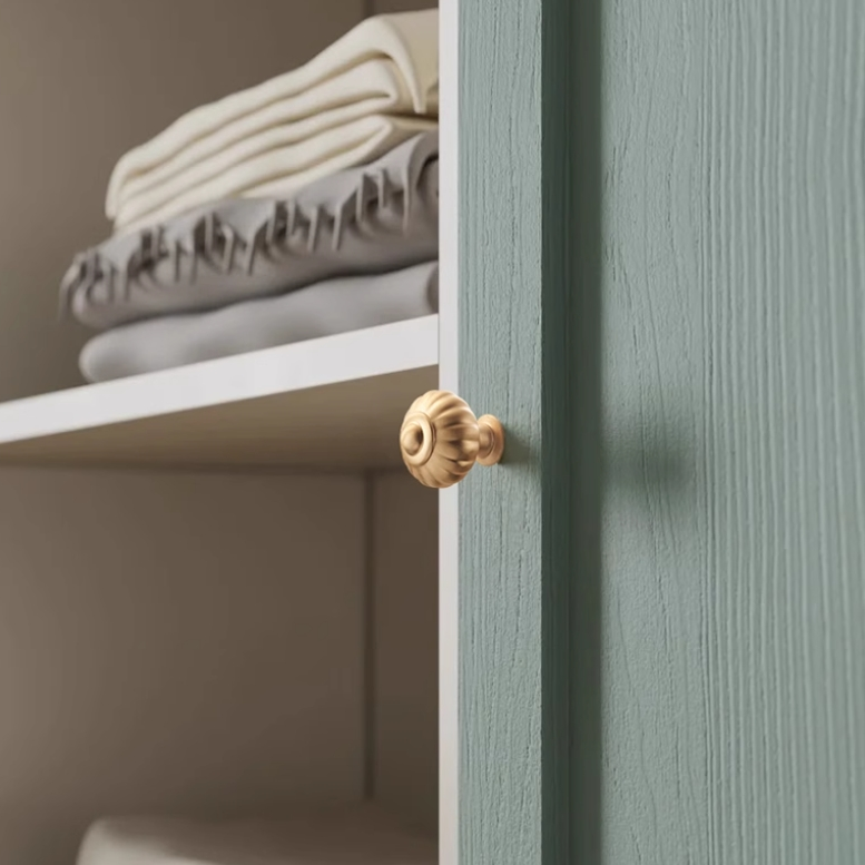 Gold Pumpkin Head Closets Door Cabinet Handles by LookiDecor