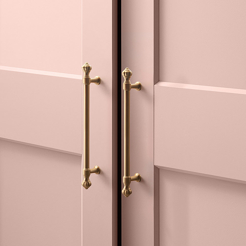 Gold Pumpkin Head Closets Door Cabinet Handles by LookiDecor