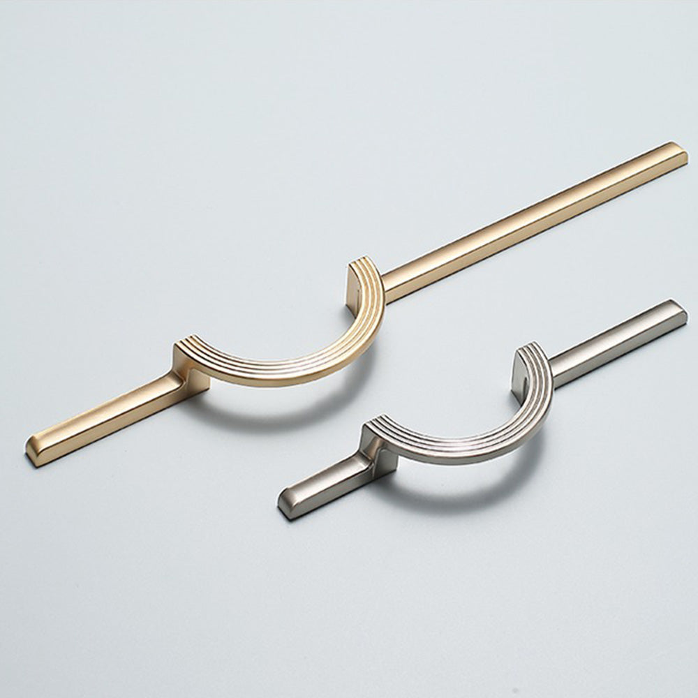 Modern Semi-Circle Zinc Alloy Cabinet Pulls