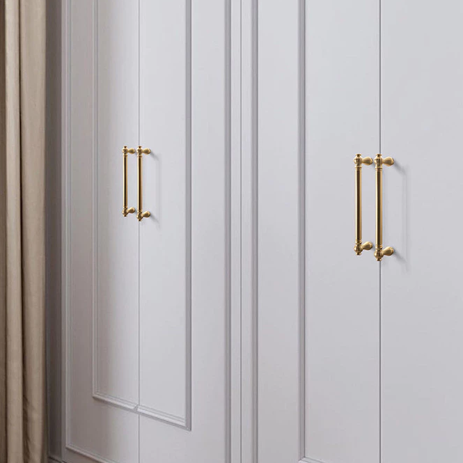 Gold Pumpkin Head Closets Door Cabinet Handles by LookiDecor