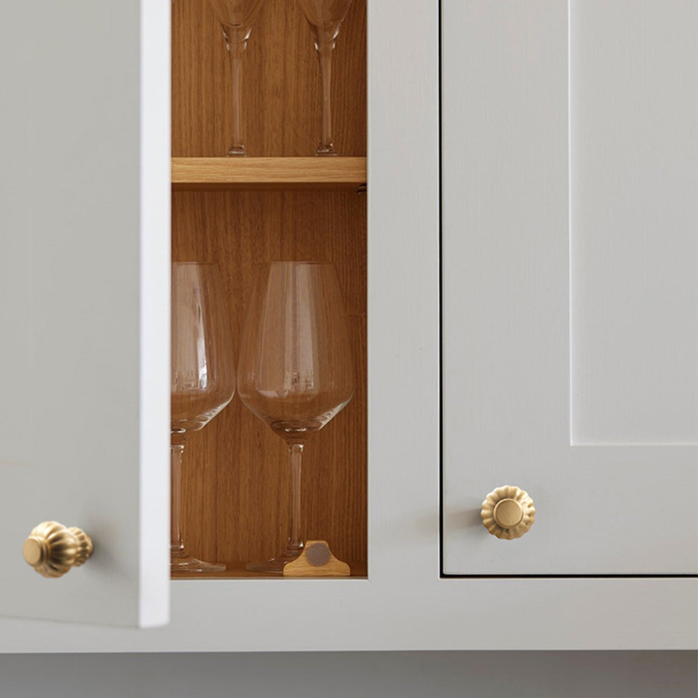 Gold Bar Cabinet Handles Pulls for Kitchens Bathroom by LookiDecor