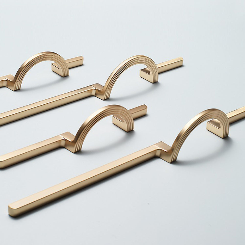 Modern Semi-Circle Zinc Alloy Cabinet Pulls