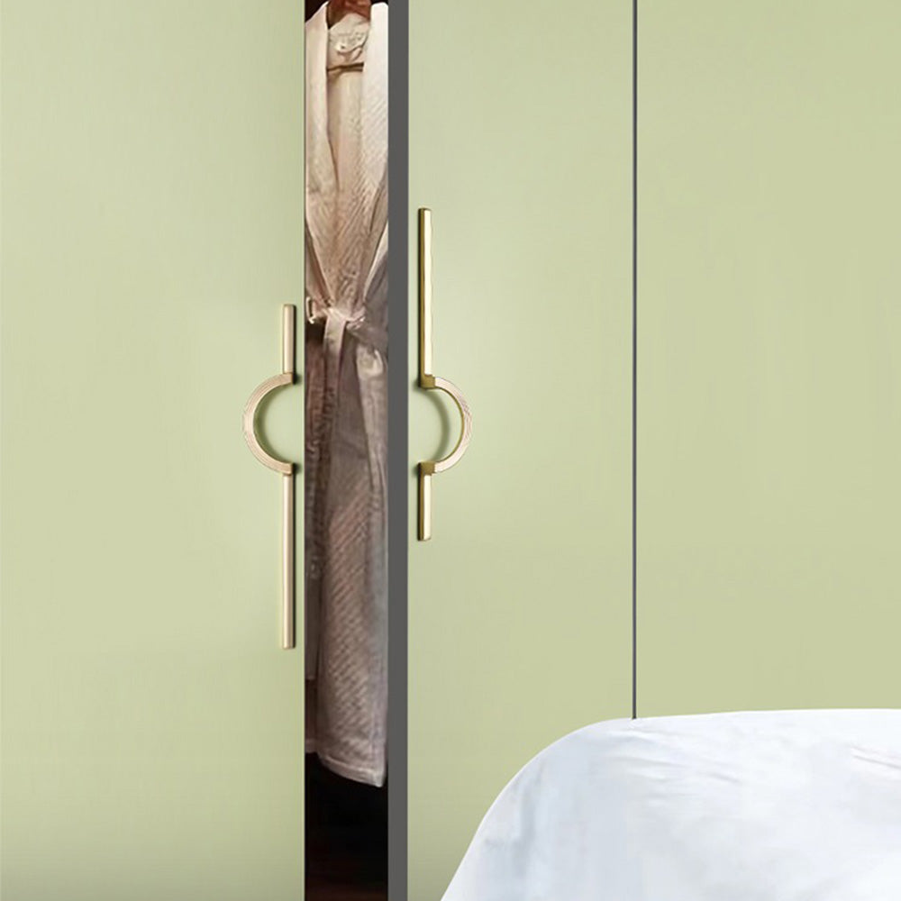 Modern Semi-Circle Zinc Alloy Cabinet Pulls