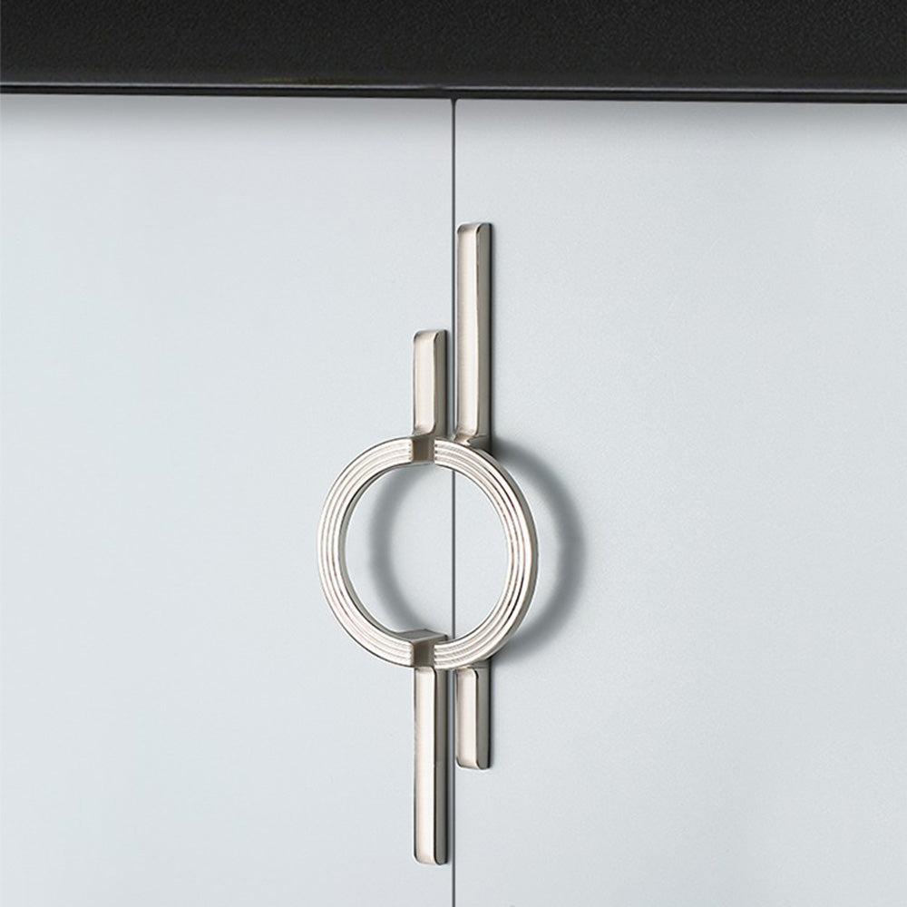 Modern Semi-Circle Zinc Alloy Cabinet Pulls