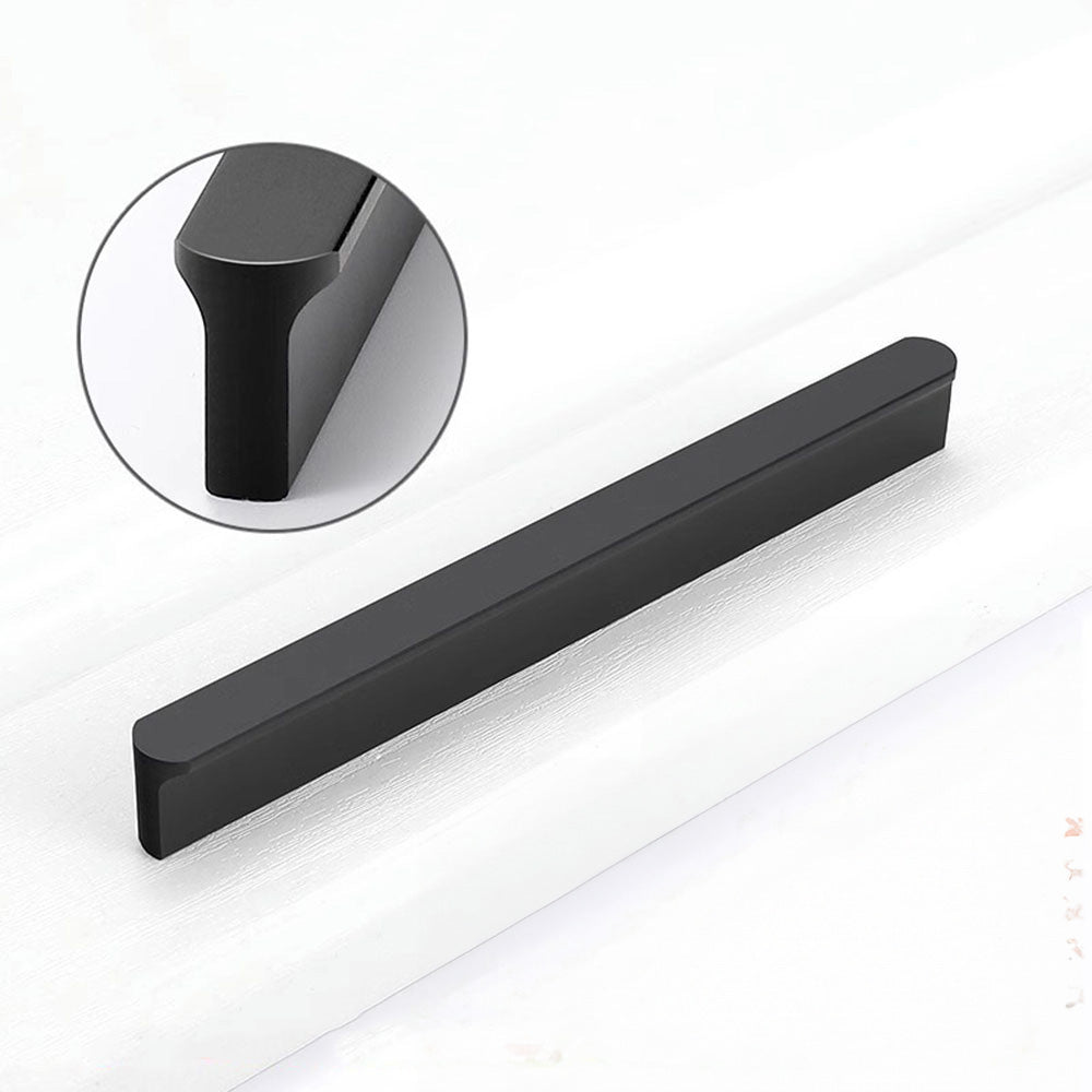 Modern Black Aluminum Alloy Colorful Cabinet Handles and Drawer Pulls by LookiDecor