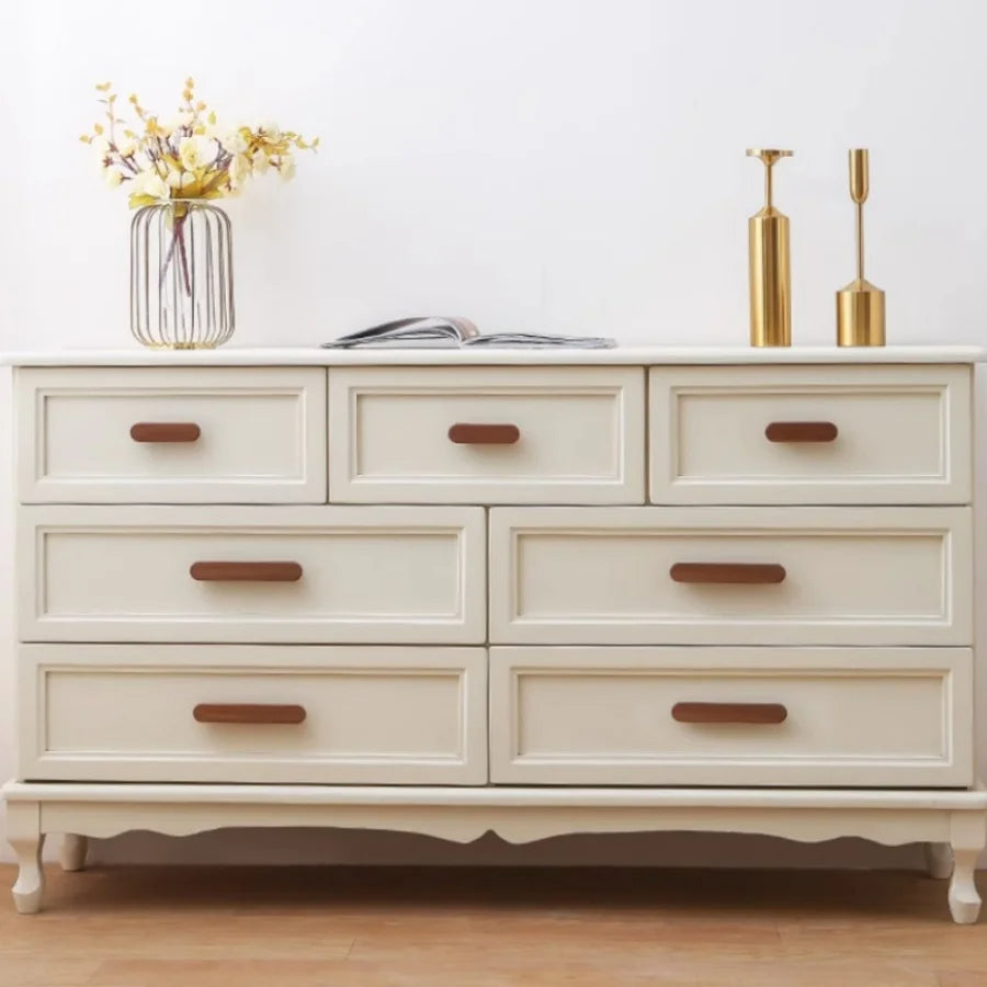 Walnut Wood Kitchen Cabinets Pulls for Drawers by LookiDecor
