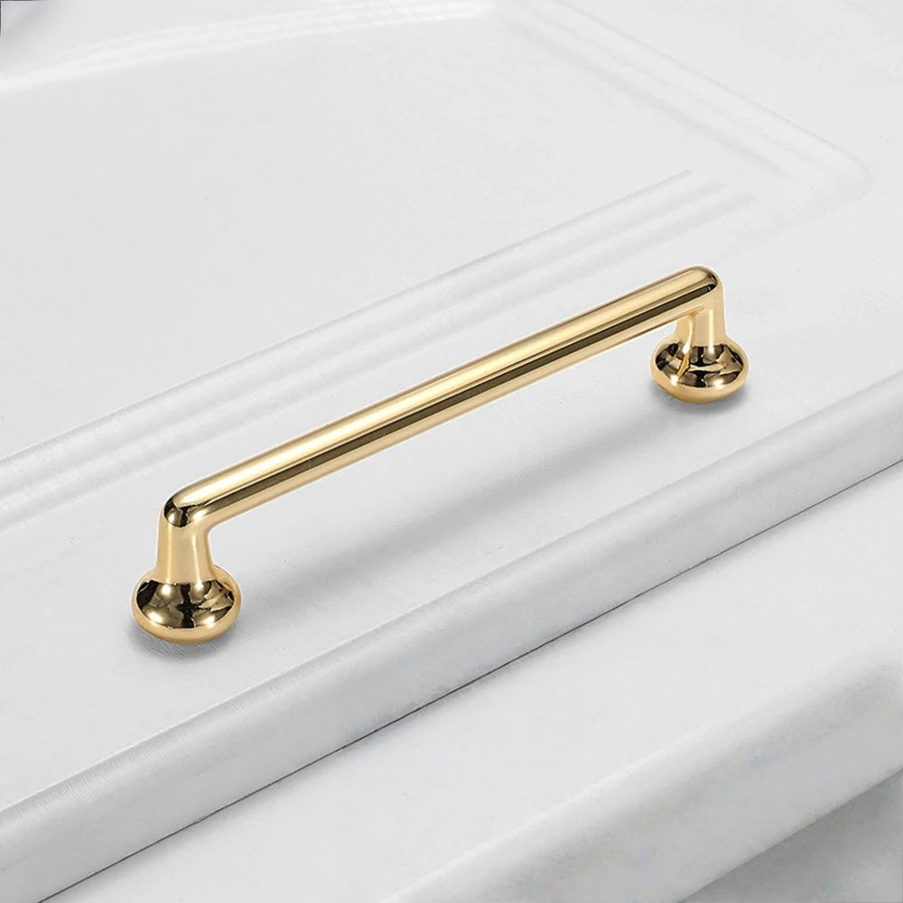 Gold Solid Zinc Alloy Modern Cabinet Closet Handles by LookiDecor
