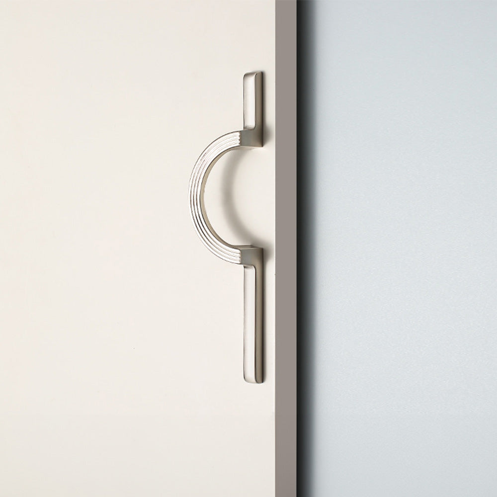 Modern Semi-Circle Zinc Alloy Cabinet Pulls