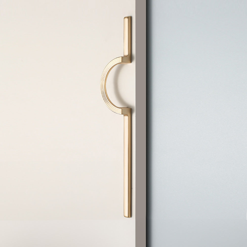 Modern Semi-Circle Zinc Alloy Cabinet Pulls