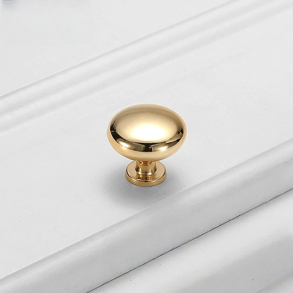 Gold Solid Zinc Alloy Modern Cabinet Closet Handles by LookiDecor