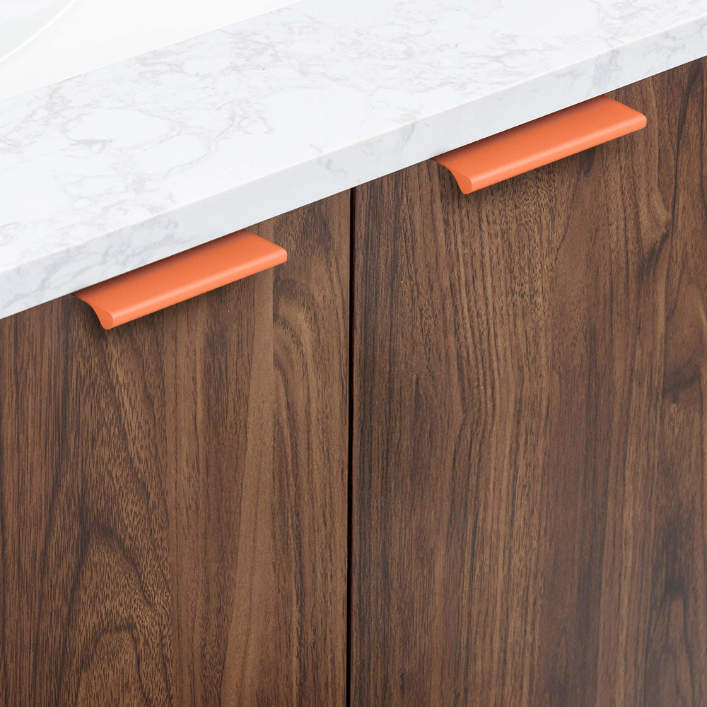 Colorful Invisible Edge Pull Handles Aluminum Drawer Closets Pulls by LookiDecor