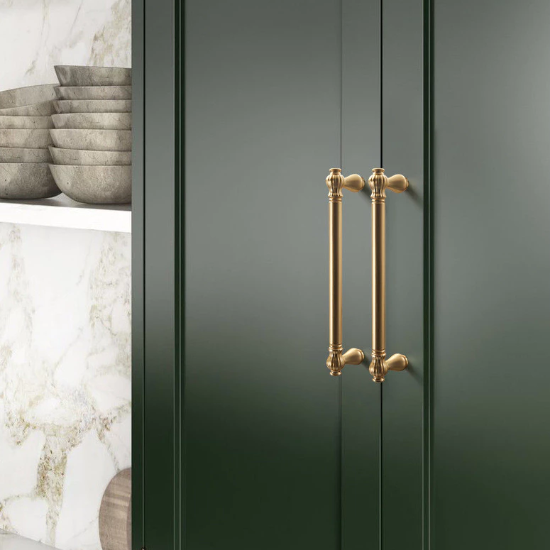 Gold Pumpkin Head Closets Door Cabinet Handles by LookiDecor