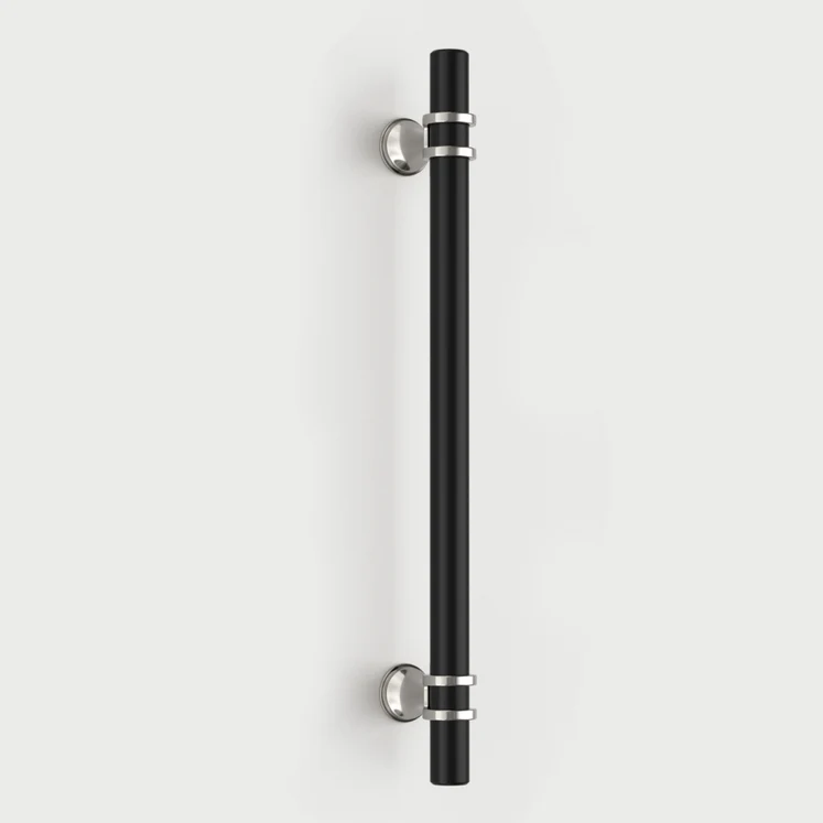 Black Silver Zinc Alloy Fashion Kitchen Cabinet Handles by LookiDecor