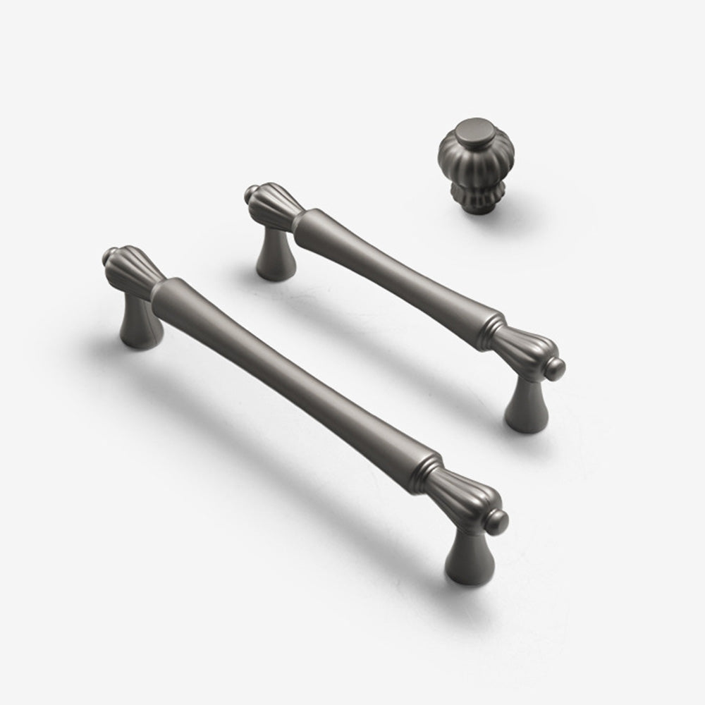 Grey Bar Cabinet Handles and Drawer Pulls Handles by LookiDecor