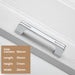 Black and Chrome Modern Cabinet Handles for Kitchens and Drawers by LookiDecor