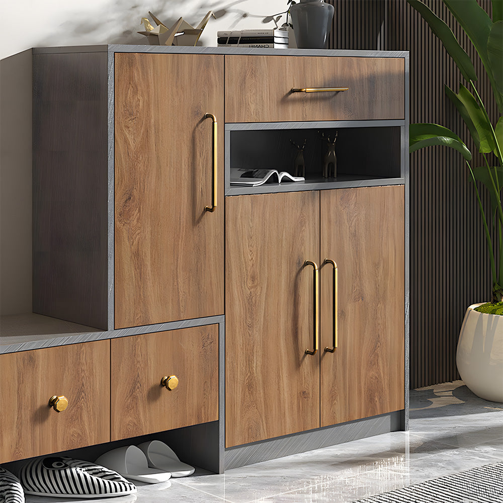Antique Bronze Solid Brass Kitchen Cabinet Pulls by LookiDecor