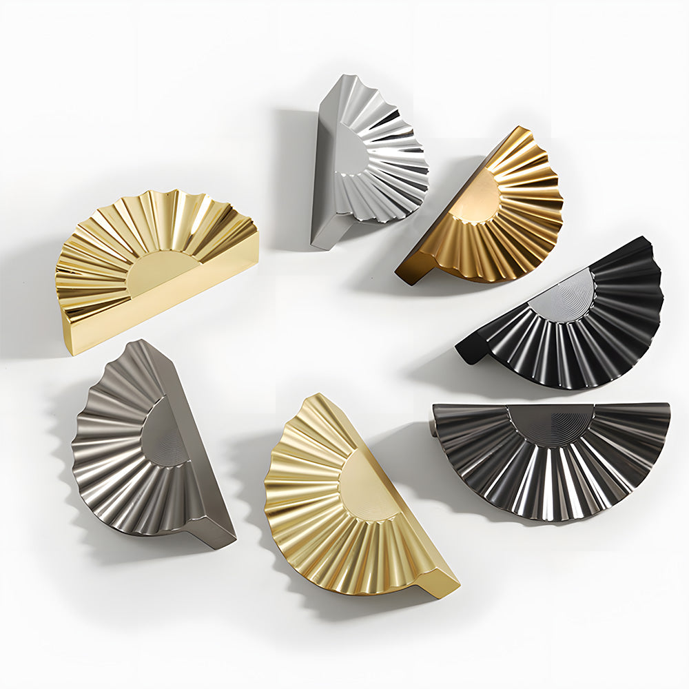 Sunburst Semi Circle Cabinet Handles by LookiDecor