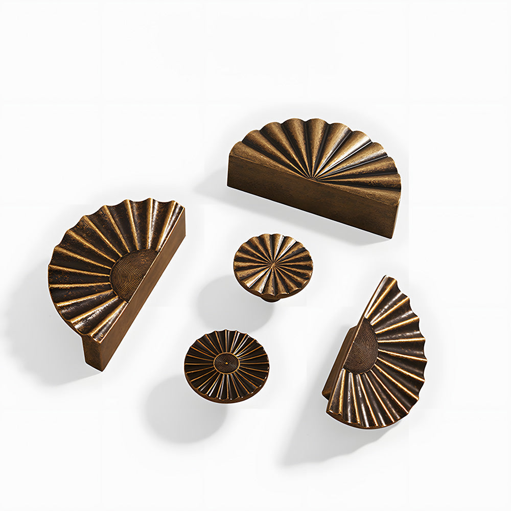 Sunburst Semi Circle Cabinet Handles by LookiDecor