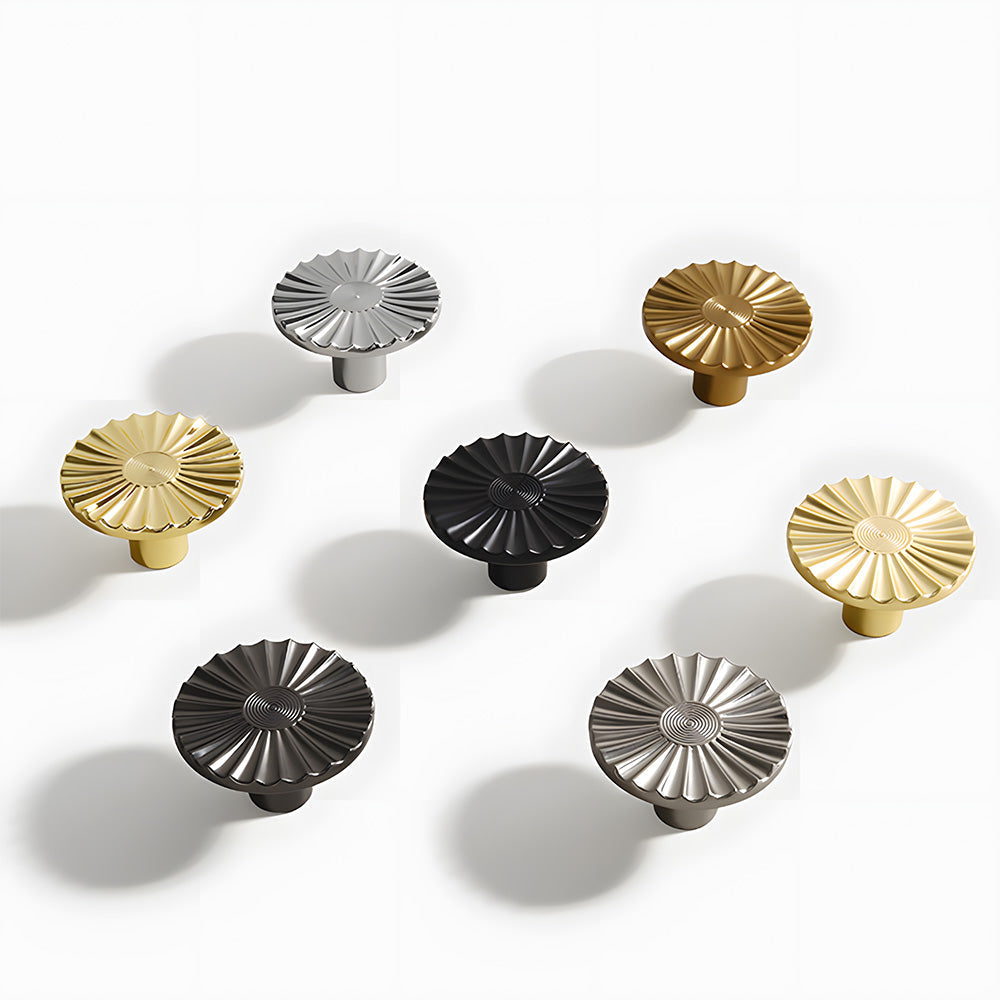 Sunburst Semi Circle Cabinet Handles by LookiDecor