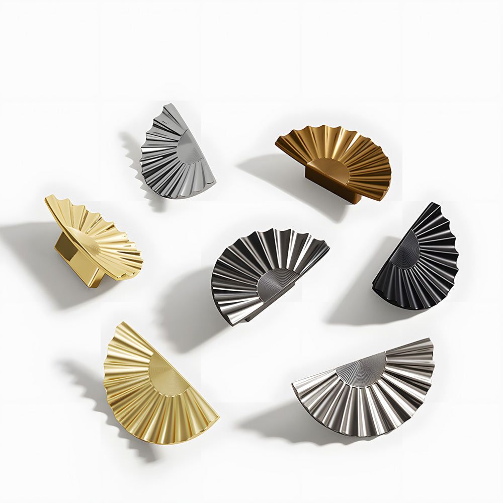 Sunburst Semi Circle Cabinet Handles by LookiDecor