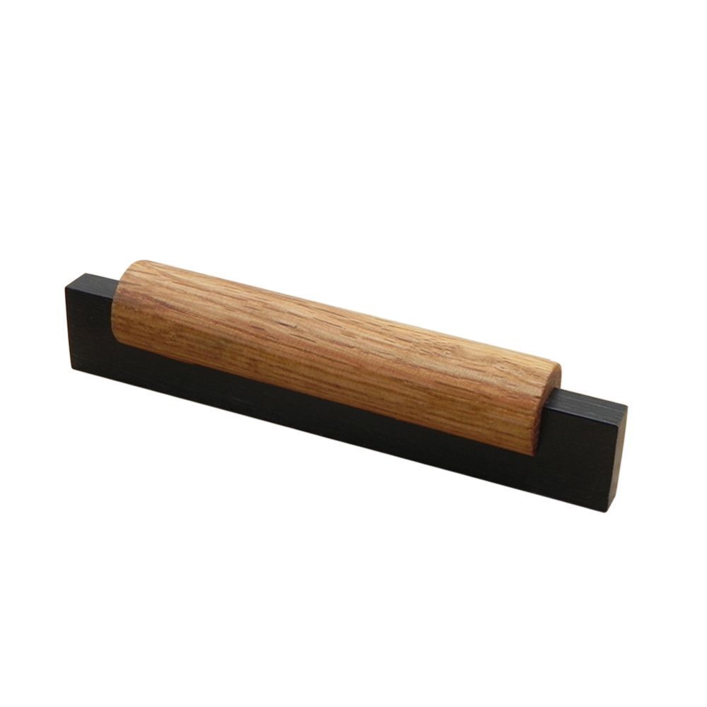 Wood Black Kitchen Cabinet Handles by LookiDecor