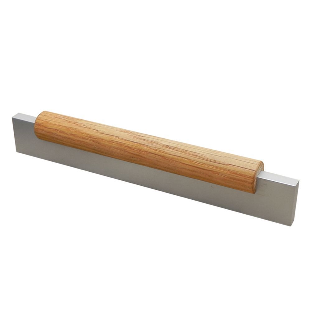 Silver Wood Modern Kitchen Cabinet Handles by LookiDecor