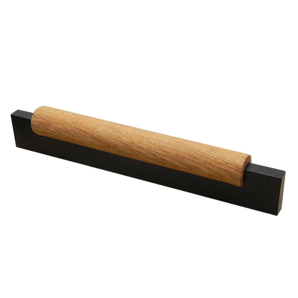 Wood Black Kitchen Cabinet Handles by LookiDecor