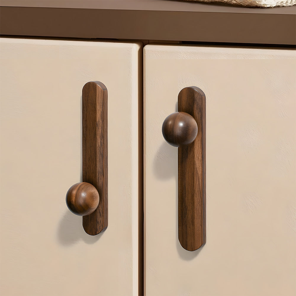Modern Natural Wood Cabinet Handles by LookiDecor