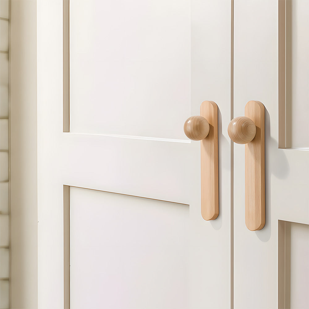 Modern Natural Wood Cabinet Handles by LookiDecor