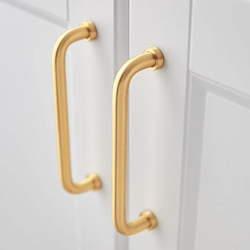 Brass Gold Cabinet Handles Kitchen Cabinet Pulls by LookiDecor